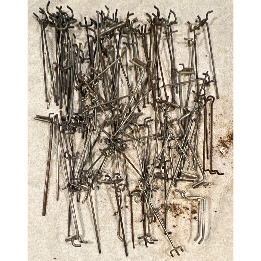 98pc Metal Assorted Pegboard Display Hook Systems for Retail Organization